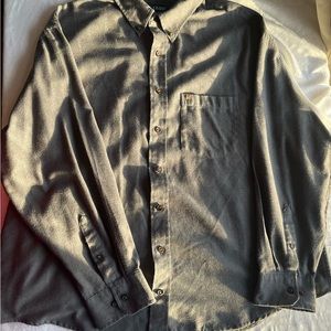 IZOD Gray Button-Up Shirt size 2XL